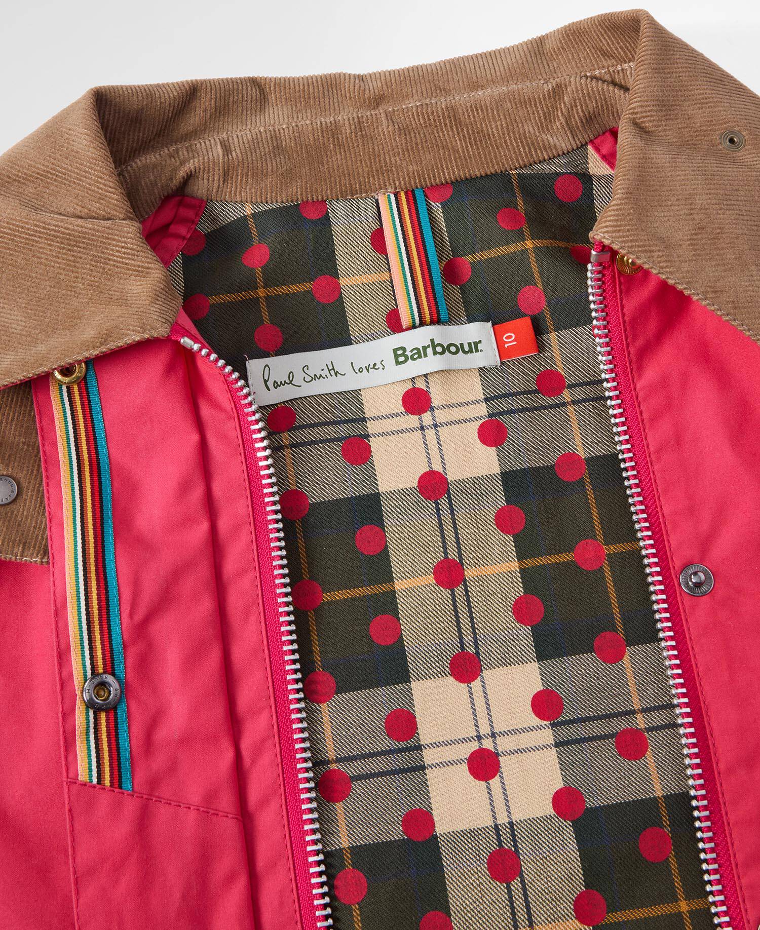 Paul Smith Loves Barbour Spey Casual Jacket Winterberry/Ancient/Winterberry image number 6