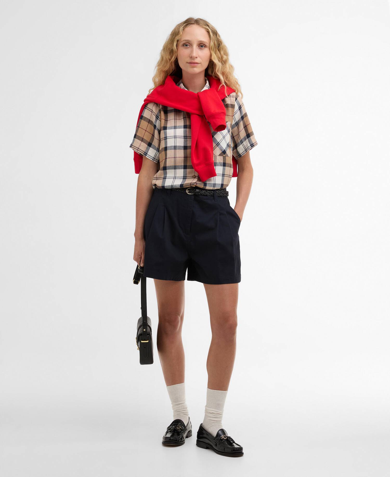 Kurzarmhemd Fern Tartan Hessian Tartan image number 1