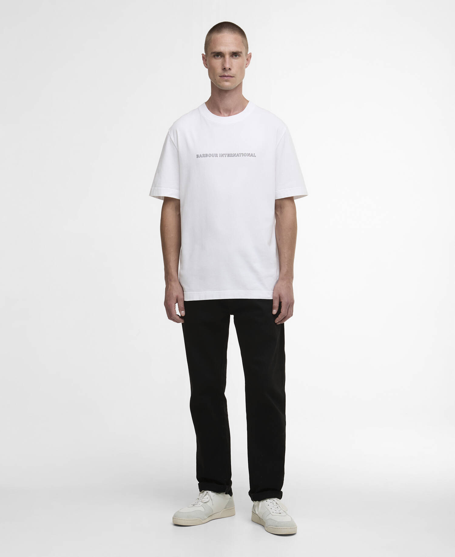 T-shirt con stampa Outline Motor White image number 1