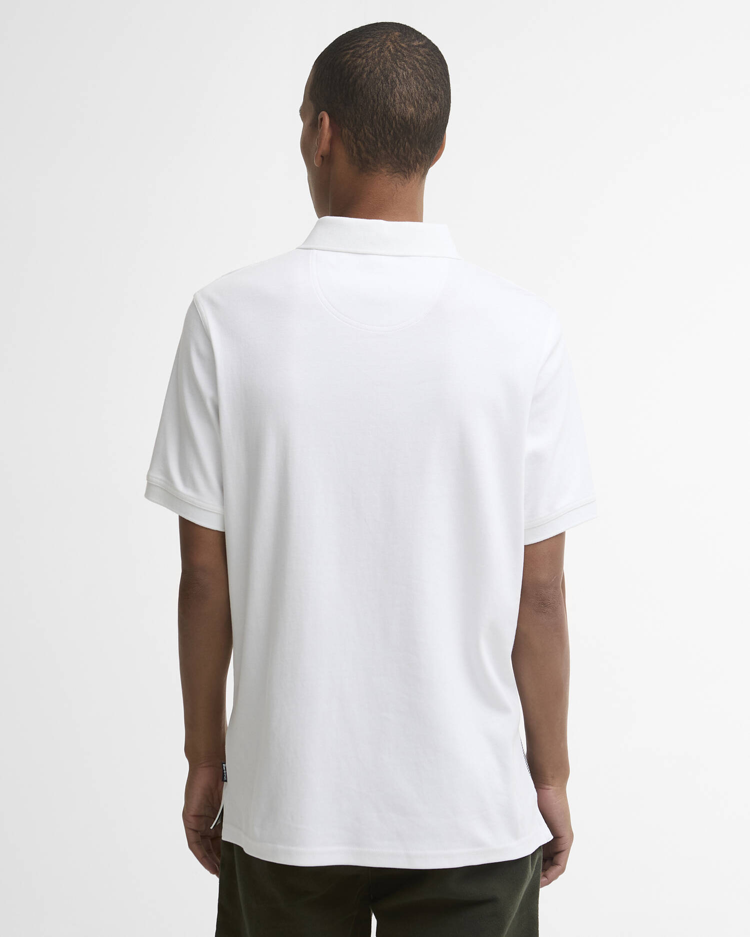 Tartan Bias Tartan Tailored Polo Shirt White image number 2
