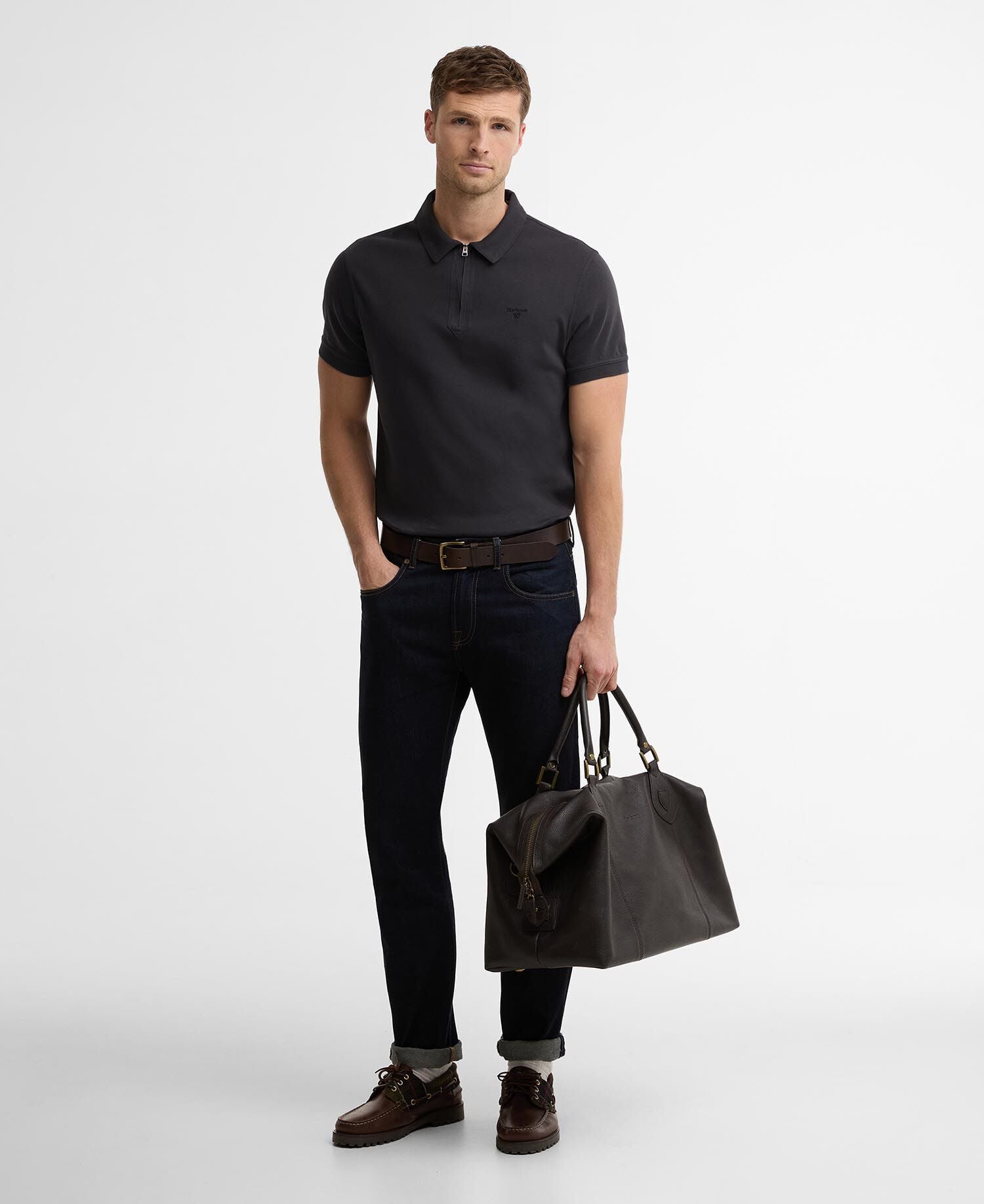 Poloshirt Crakehall Tailored Dark Navy