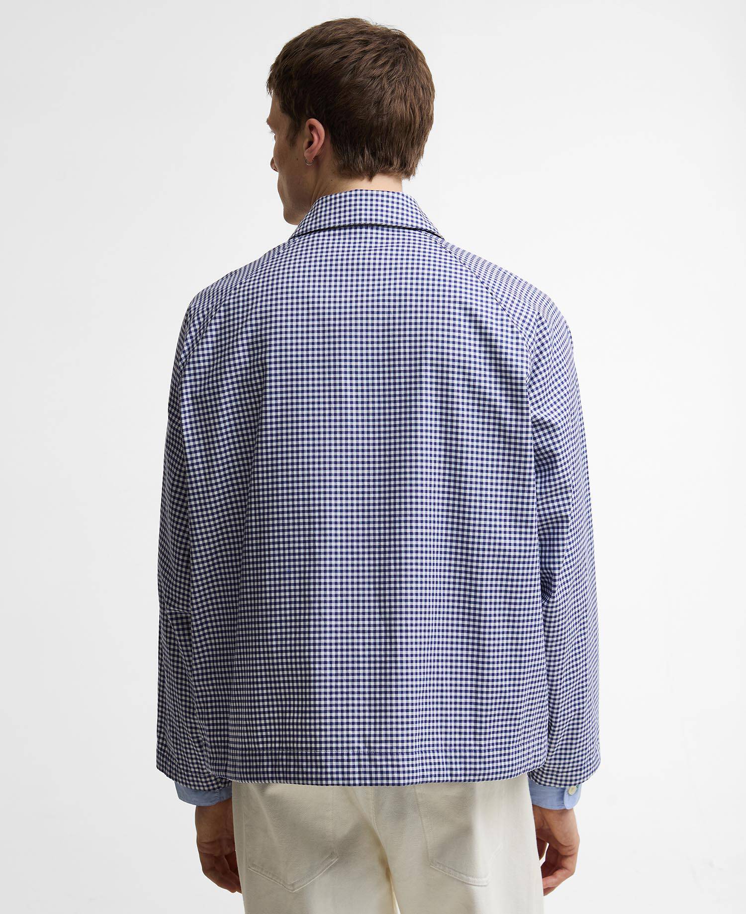 Paul Smith Loves Barbour Transport Casual Jacket Navy/White image number 2