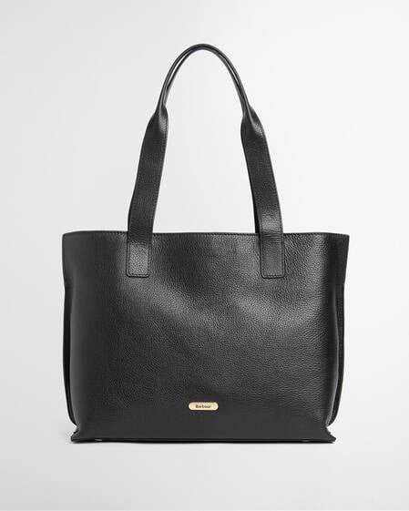 Barbour Ledertasche Alder Large Black