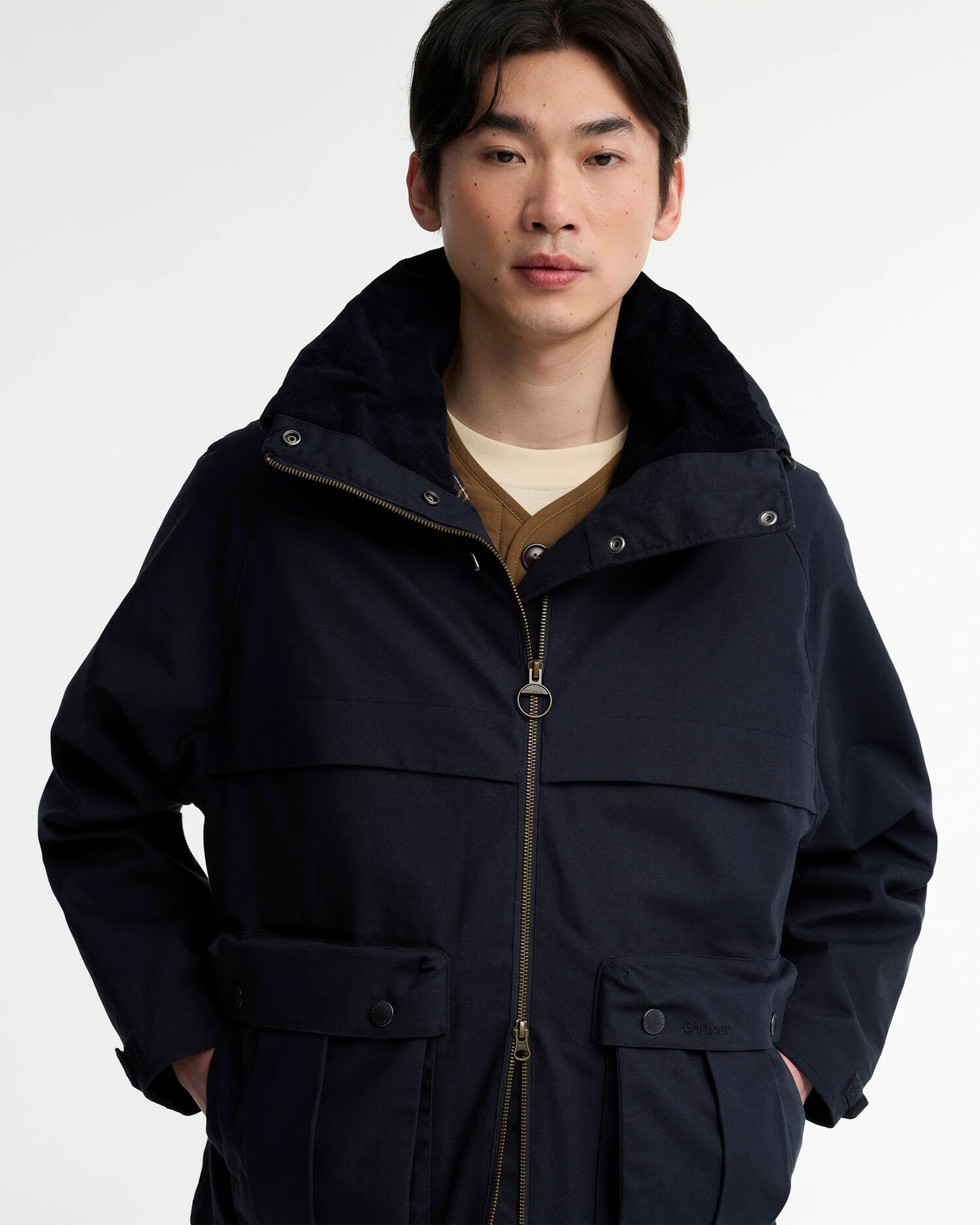 Barbour Jacke Ursula Wading Waterproof Navy image number 3