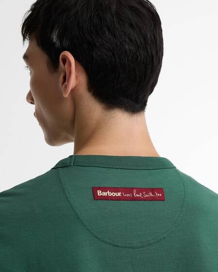 Paul Smith Loves Barbour Key Graphic T-Shirt Bottle Green