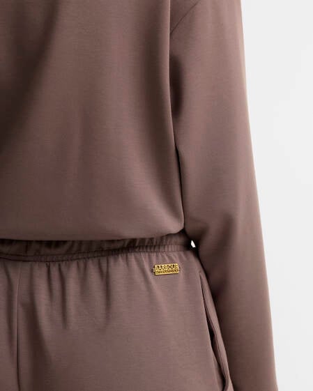 Kemora Wide-Leg Trousers Truffle