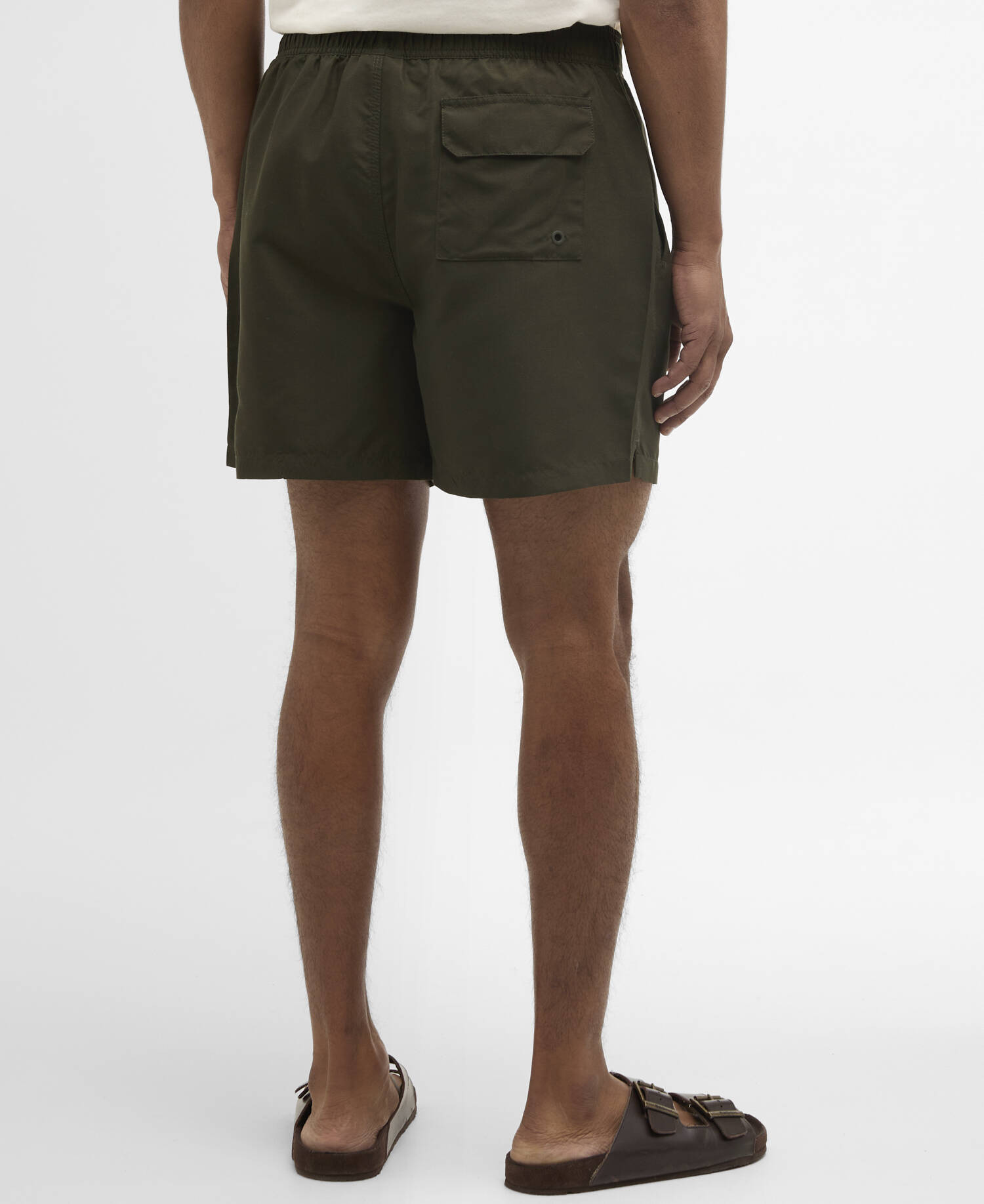 Badeshorts Water Reactive Tartan Olive image number 2