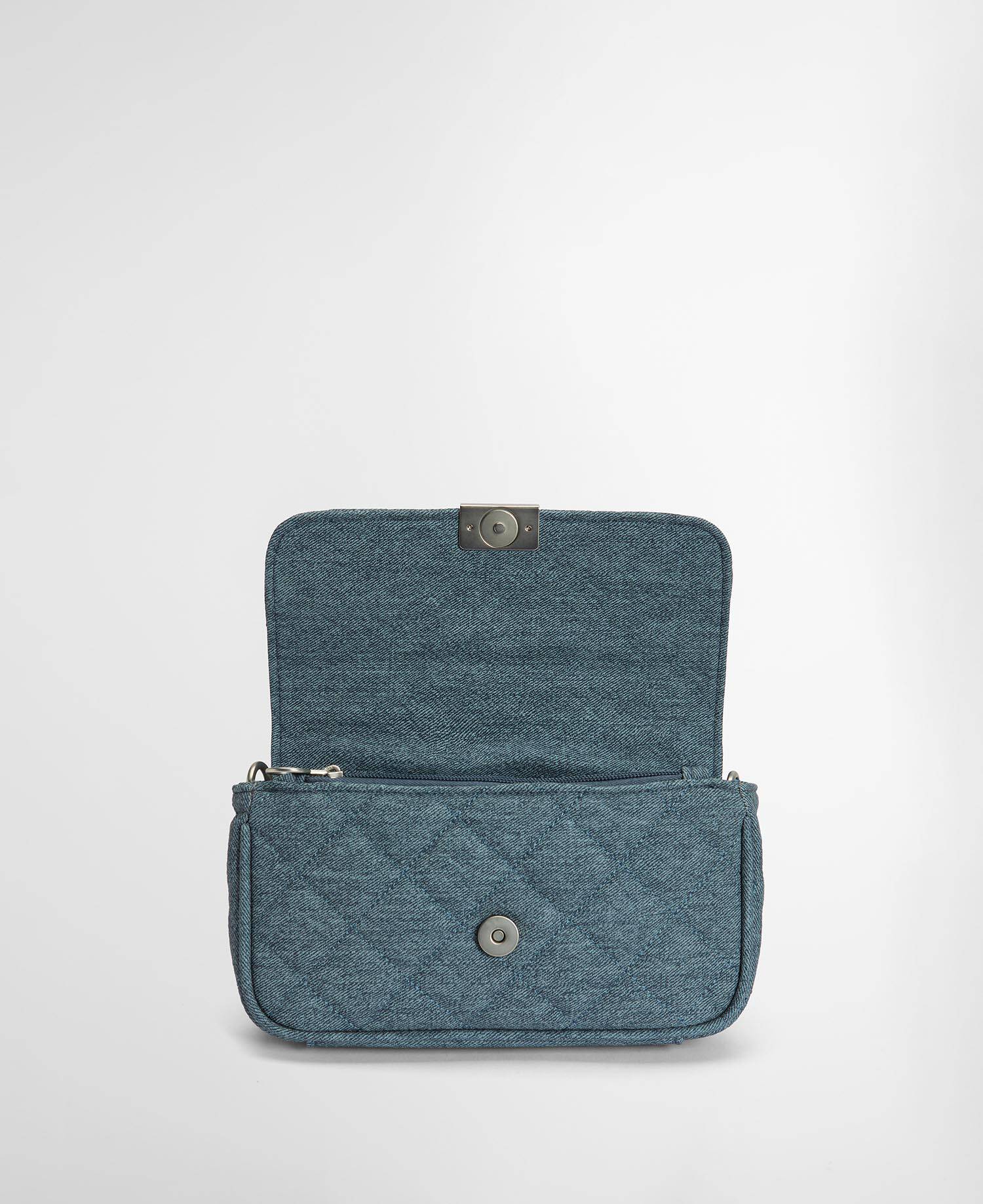 Denim Mini Soho Crossbody Bag Light Denim image number 8