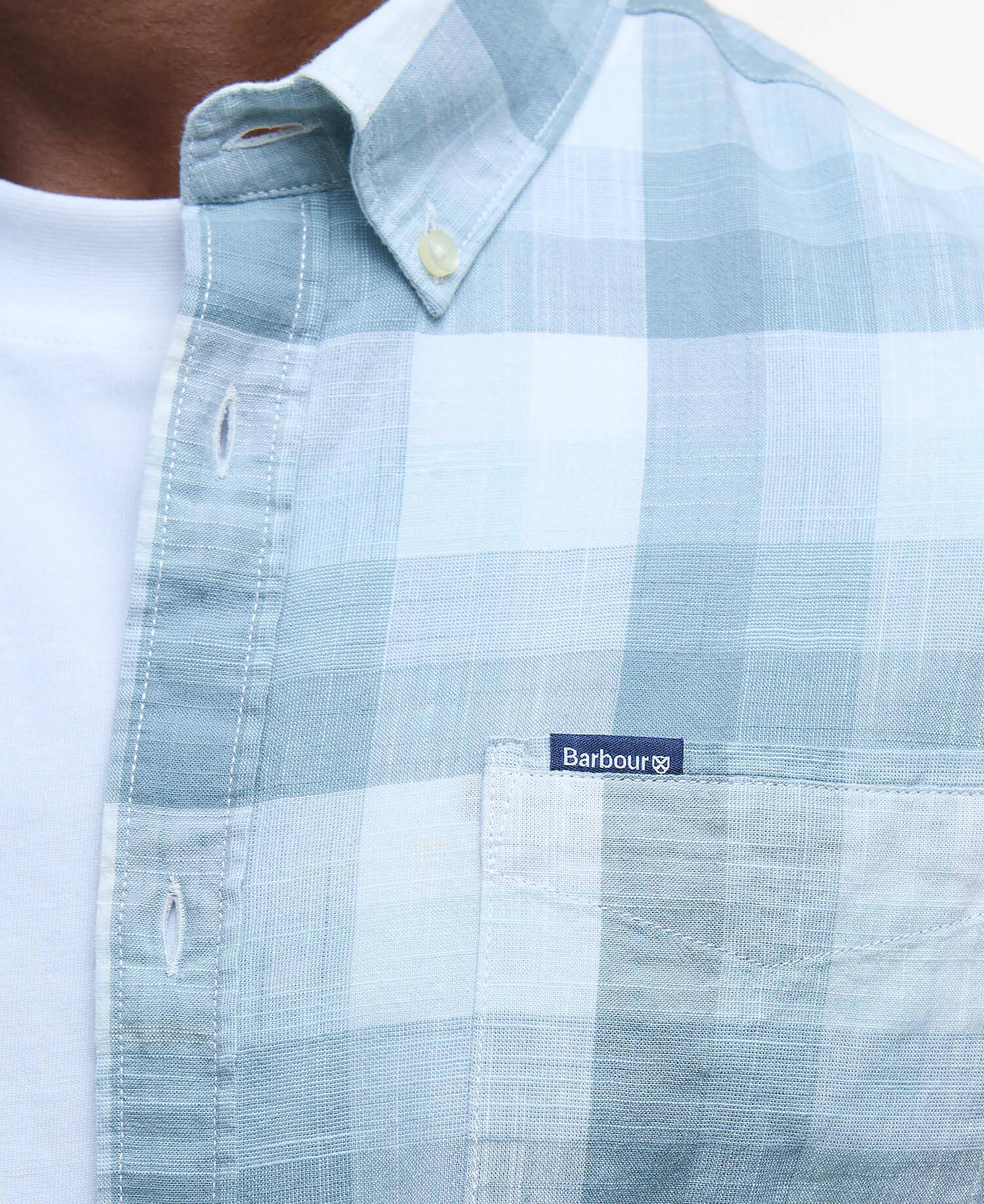 Hillroad Tailored Long-Sleeved Shirt Vintage Teal image number 4