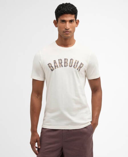 T-Shirt Berwick Tartan Whisper White