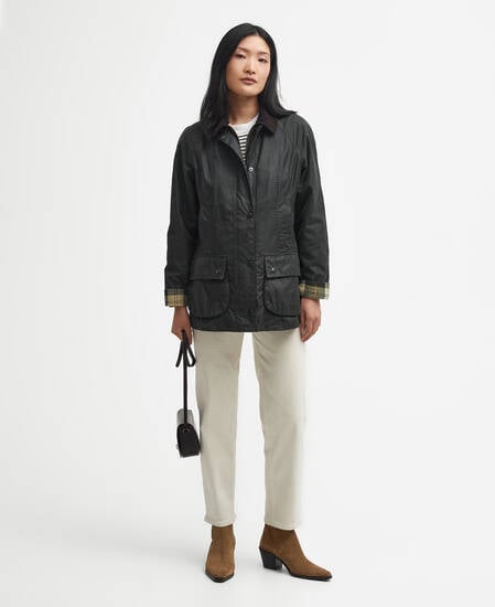 Beadnell&reg; Waxed Jacket Sage