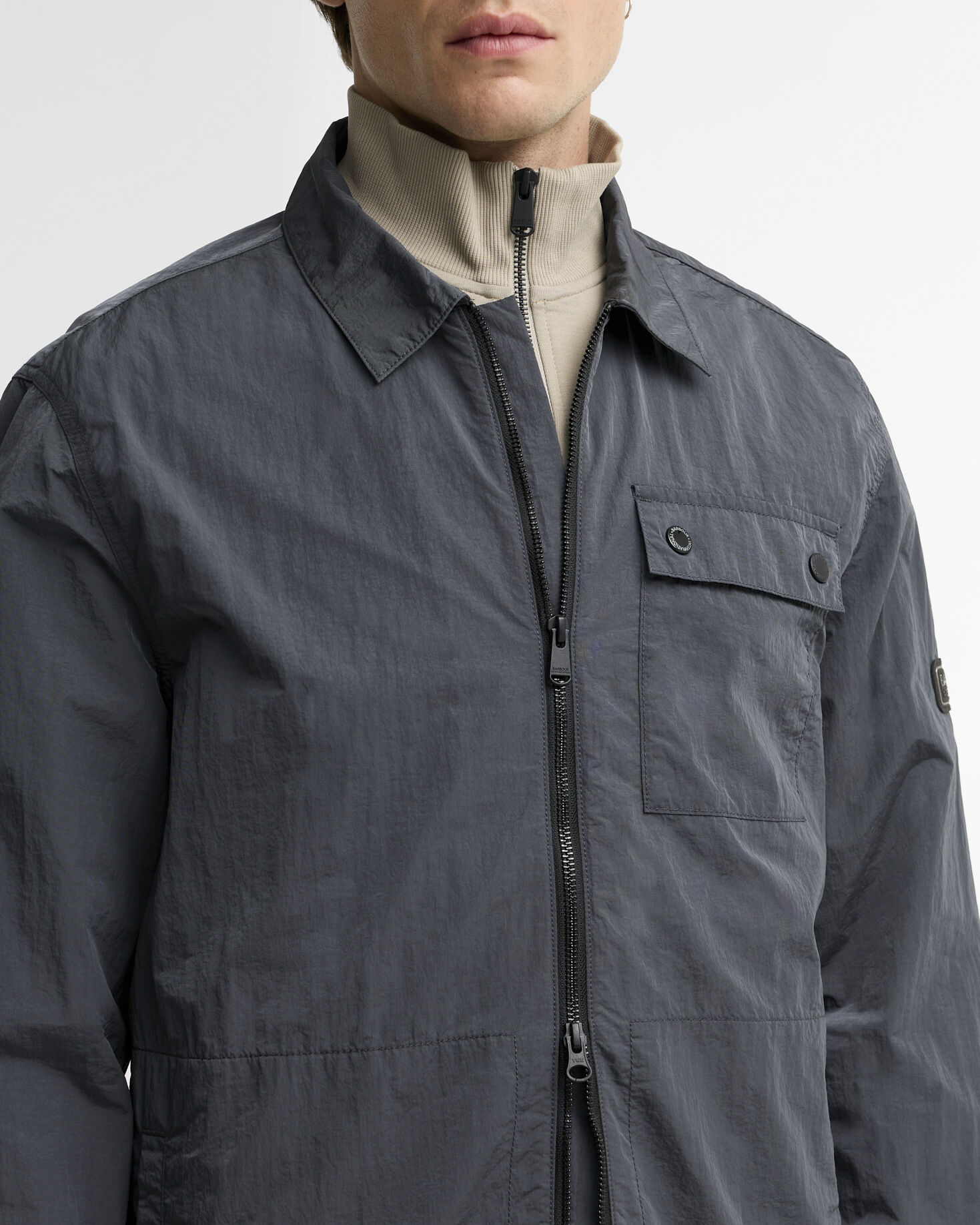 Inline Overshirt Asphalt