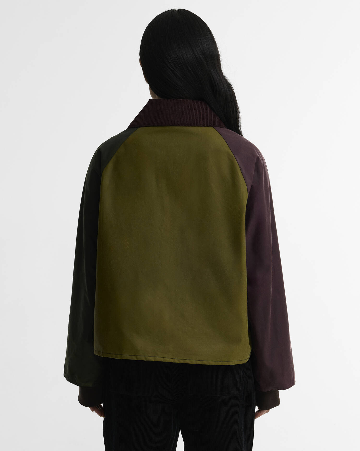 Giacca cerata Arlene Golden Olive/Fern/Bordeaux/Muted image number 2