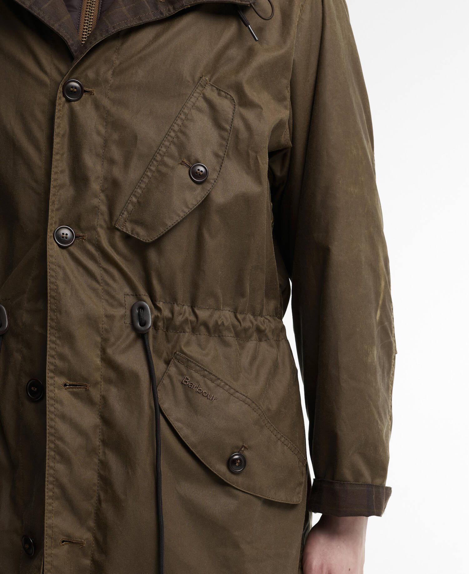 Barbour Wachsparka Ursula Bark image number 5