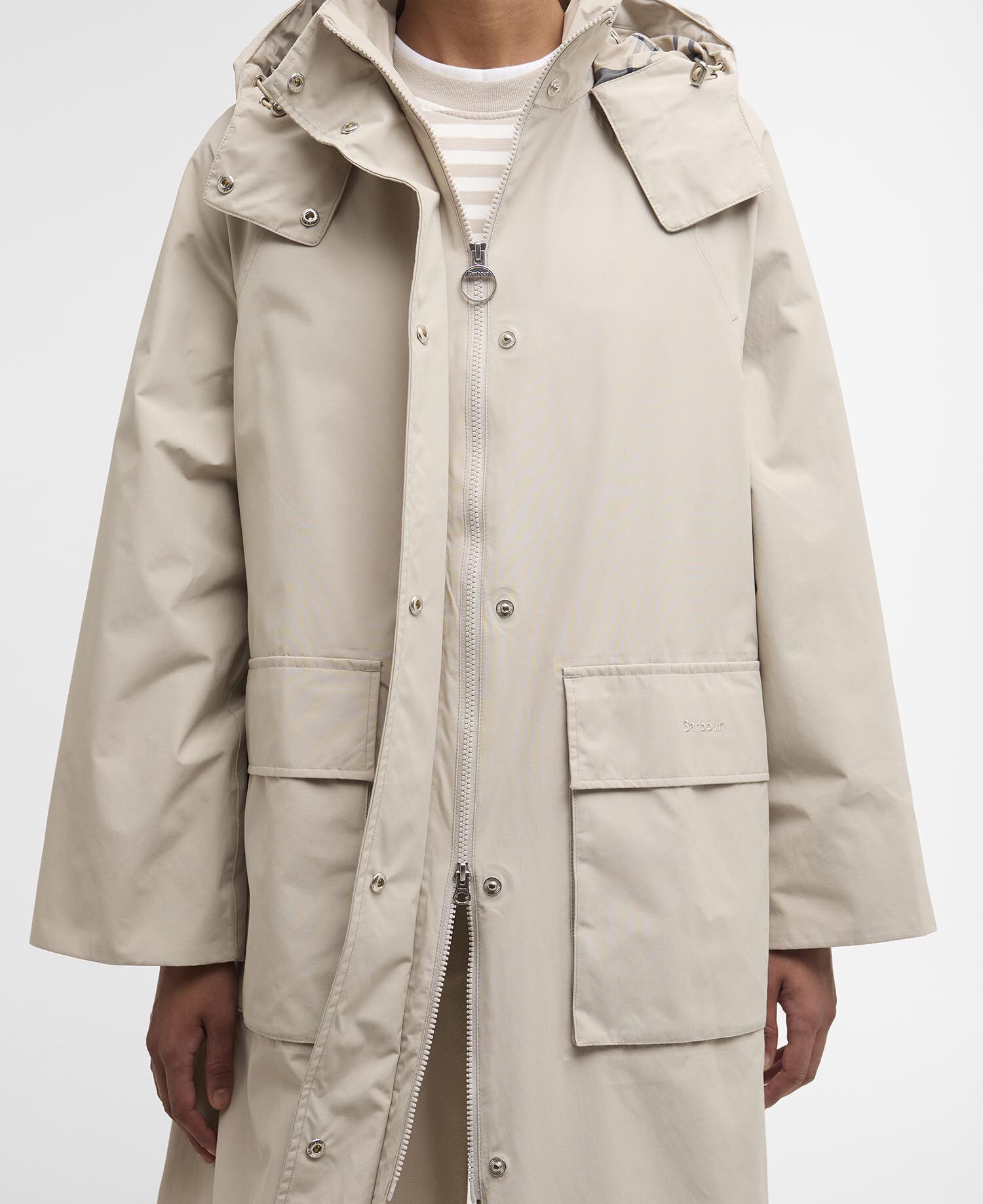 Devlin Waterproof Jacket Mist/Dress Navy Tartan