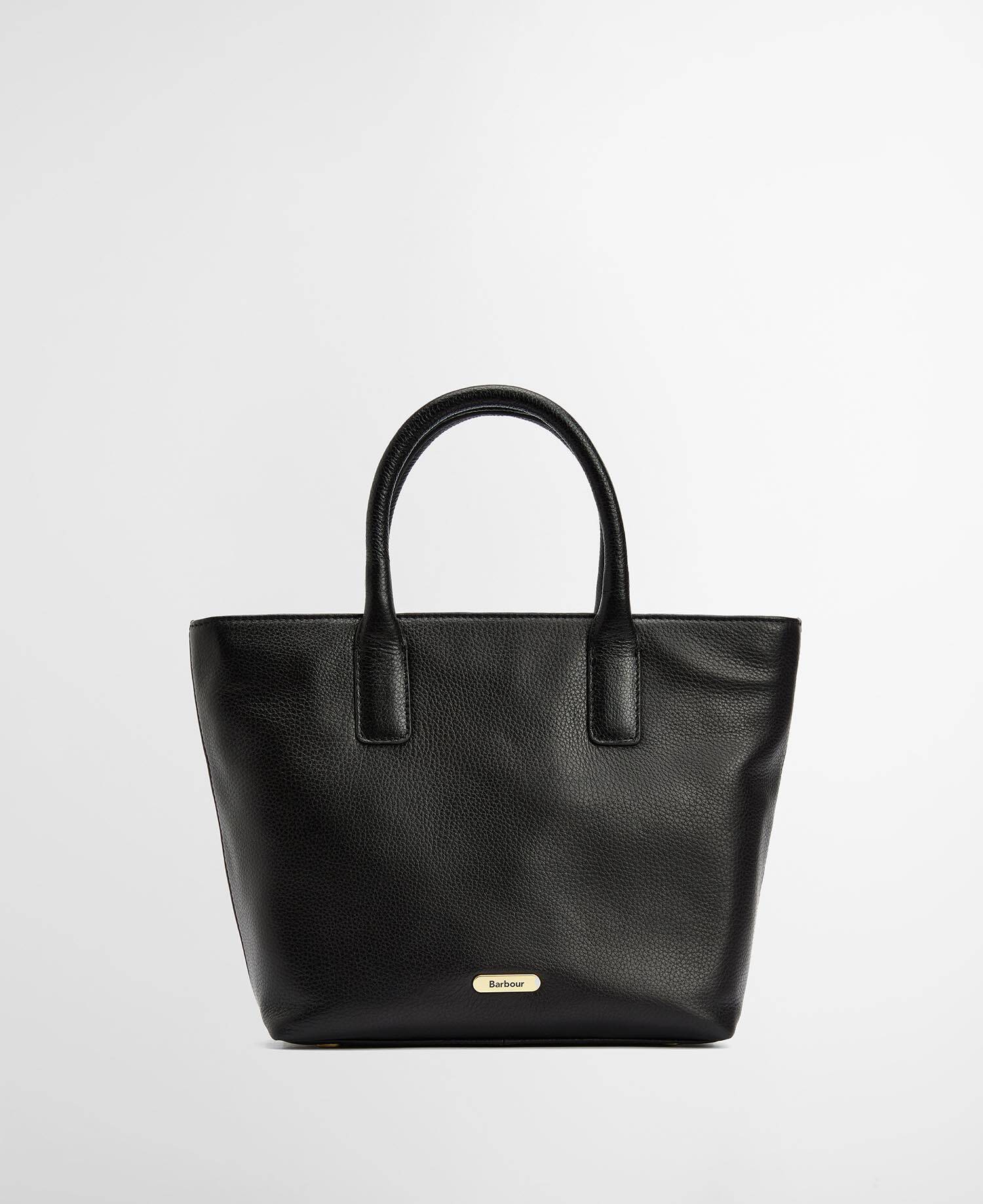 Birch Leather Tote Bag Black image number 0