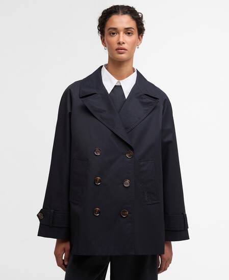 Maisy Showerproof Jacket Dark Navy / Dress Navy Tartan