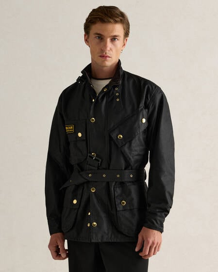 International Original Waxed Jacket Classic Black