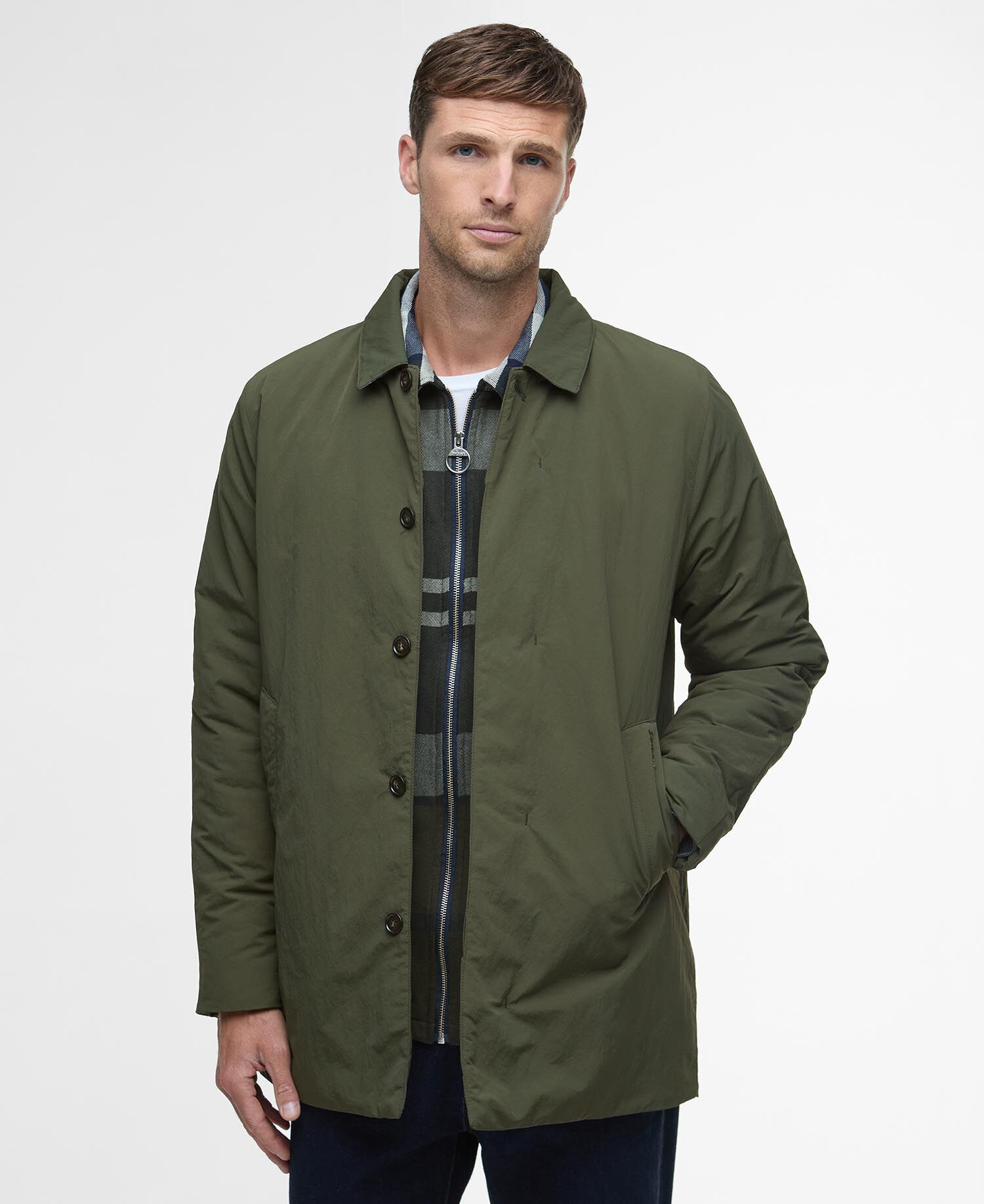 Impermeabile imbottito Lorden Olive