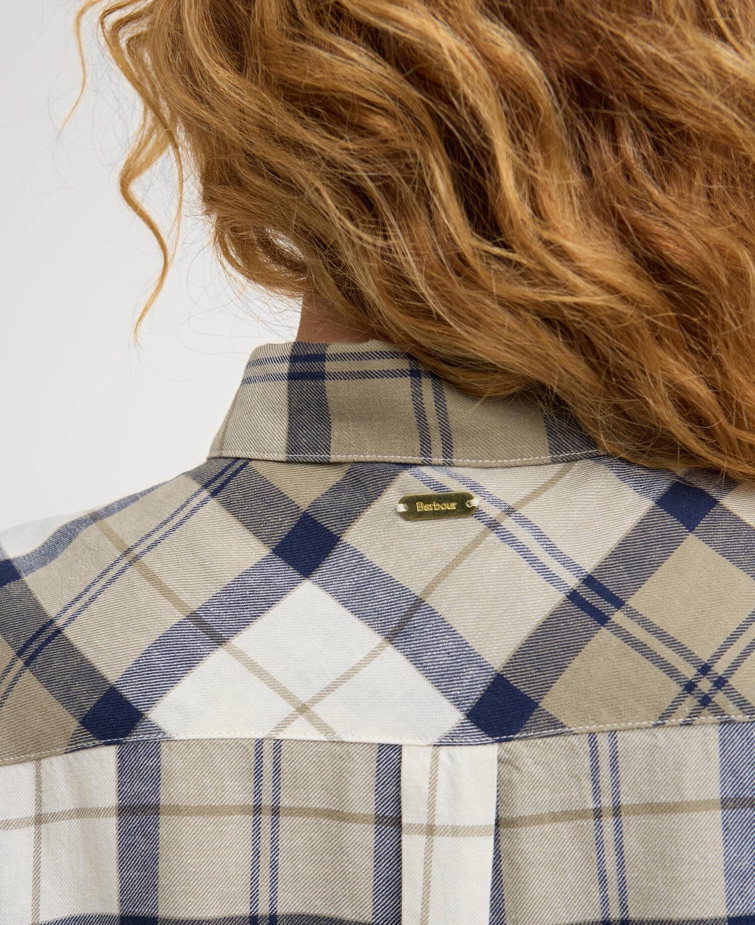 Kurzarmhemd Fern Tartan Dress Navy Tartan image number 4