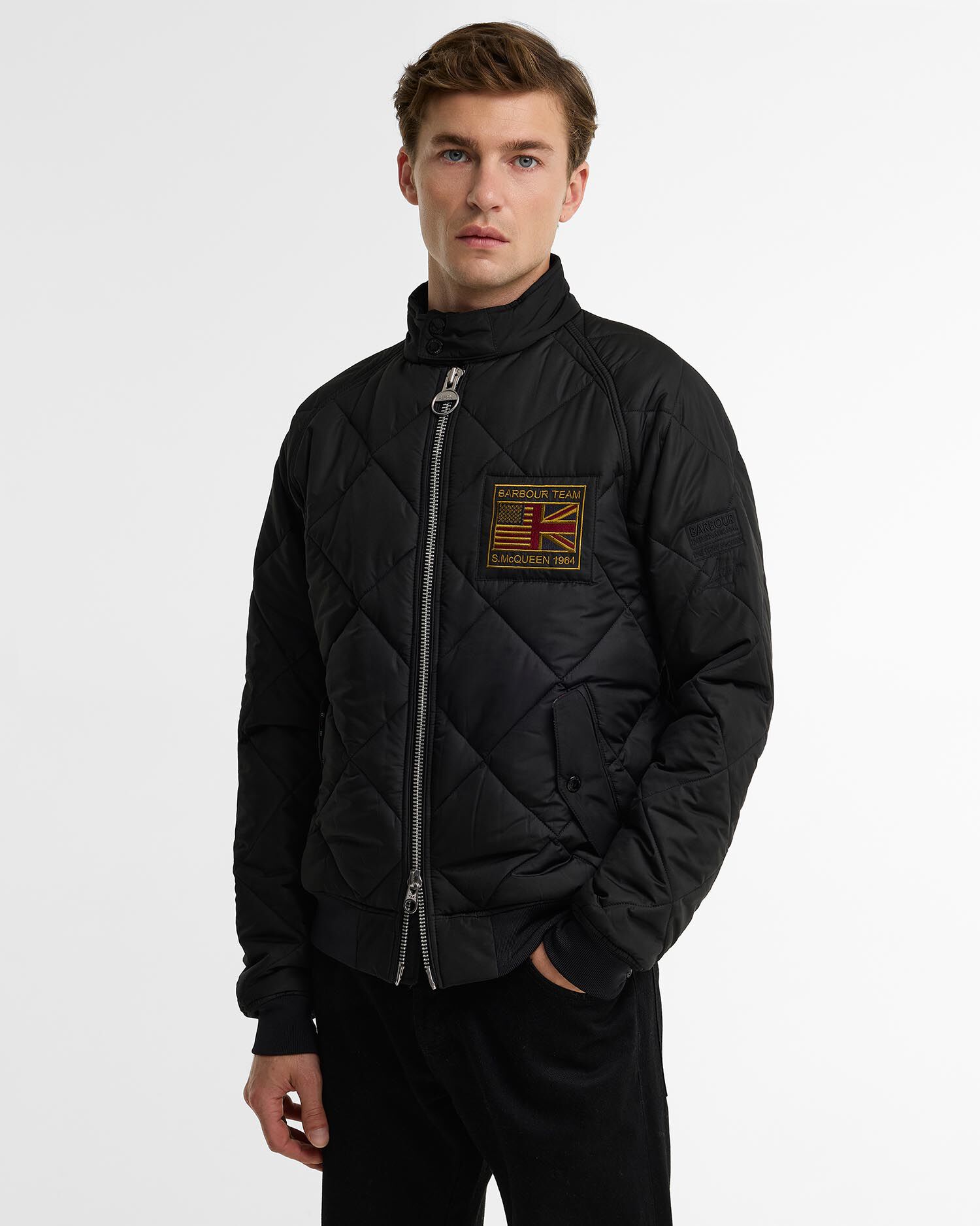 Merchant Quilted Jacket Classic Black