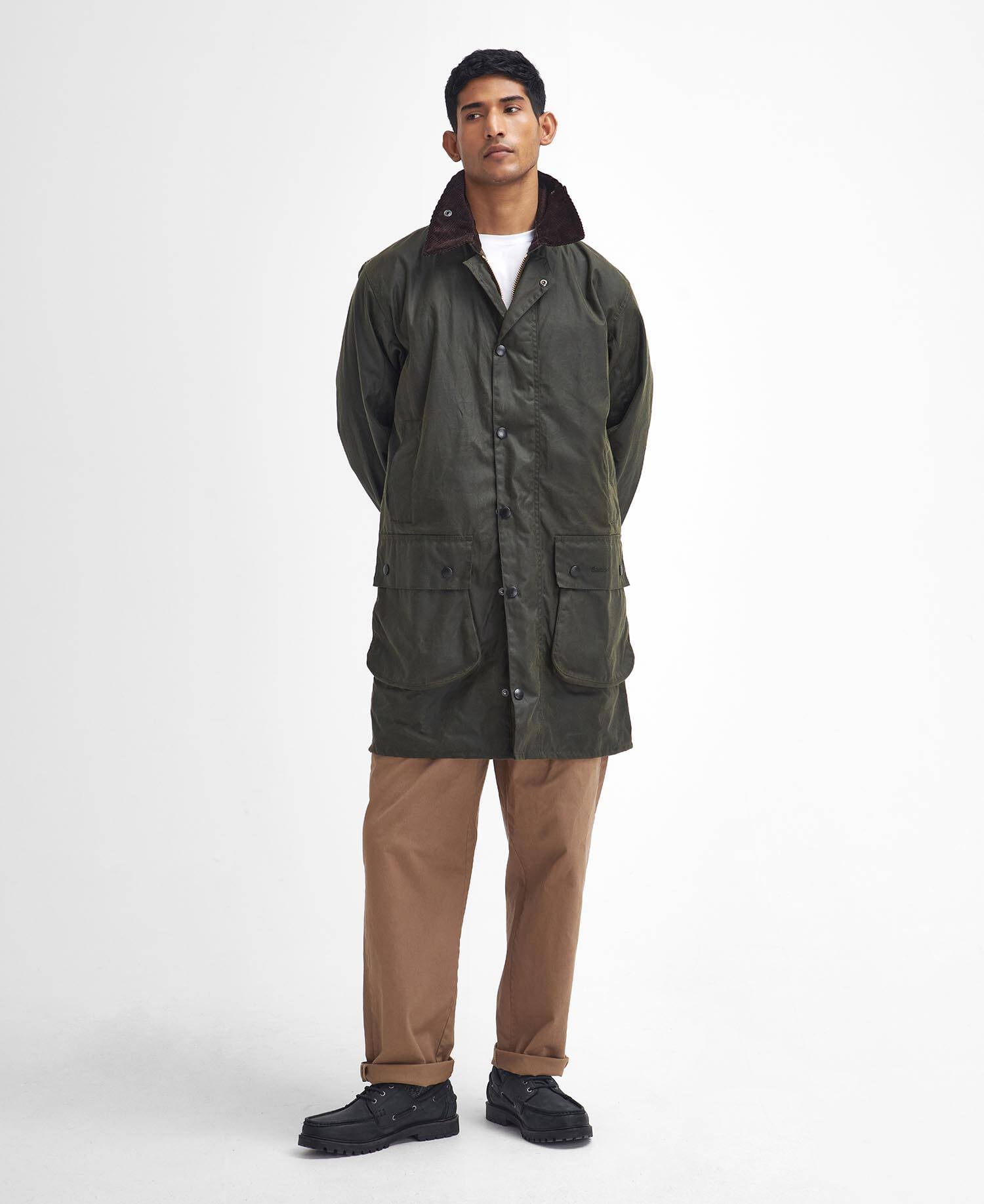 Border&reg; Waxed Jacket Archive Olive image number 1