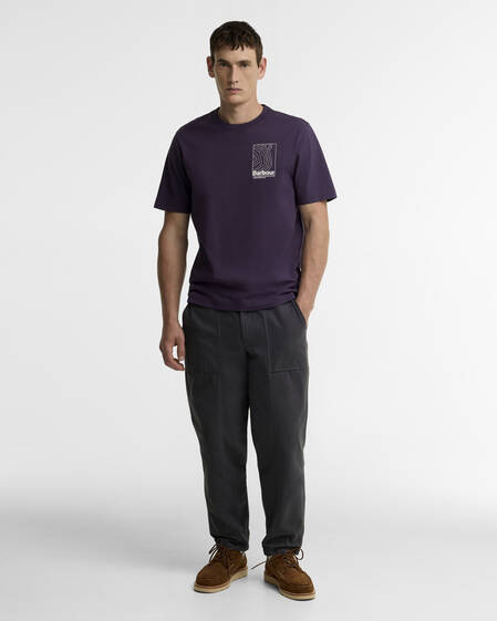 Woodbine Relaxed Graphic T-Shirt Grape