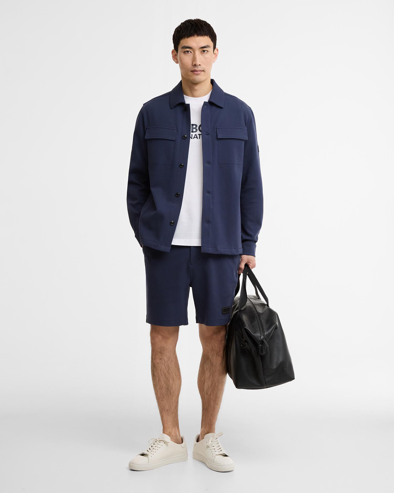 Overshirt Esh Twill Oxford Navy