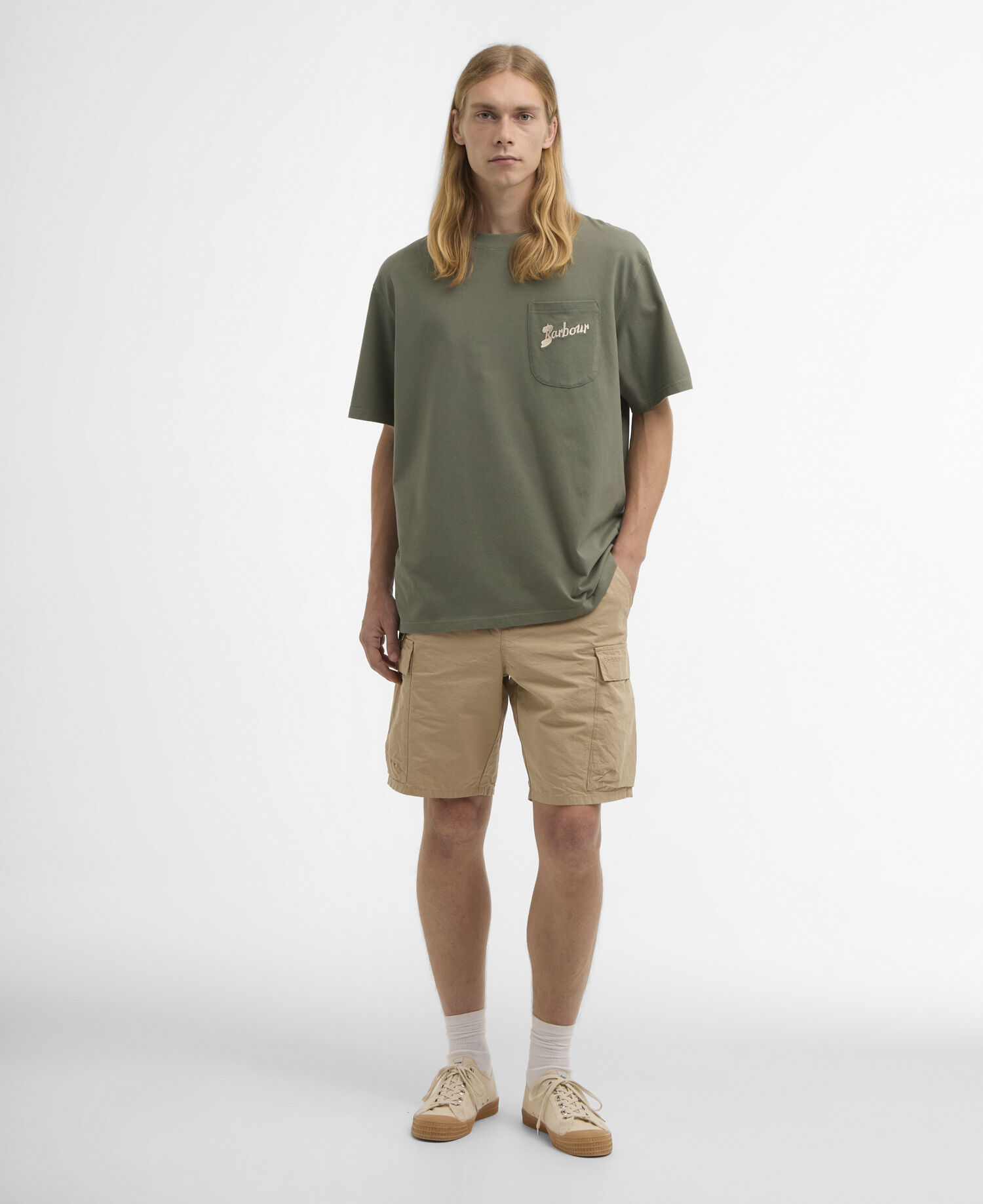 Links Oversized T-Shirt Green Slate