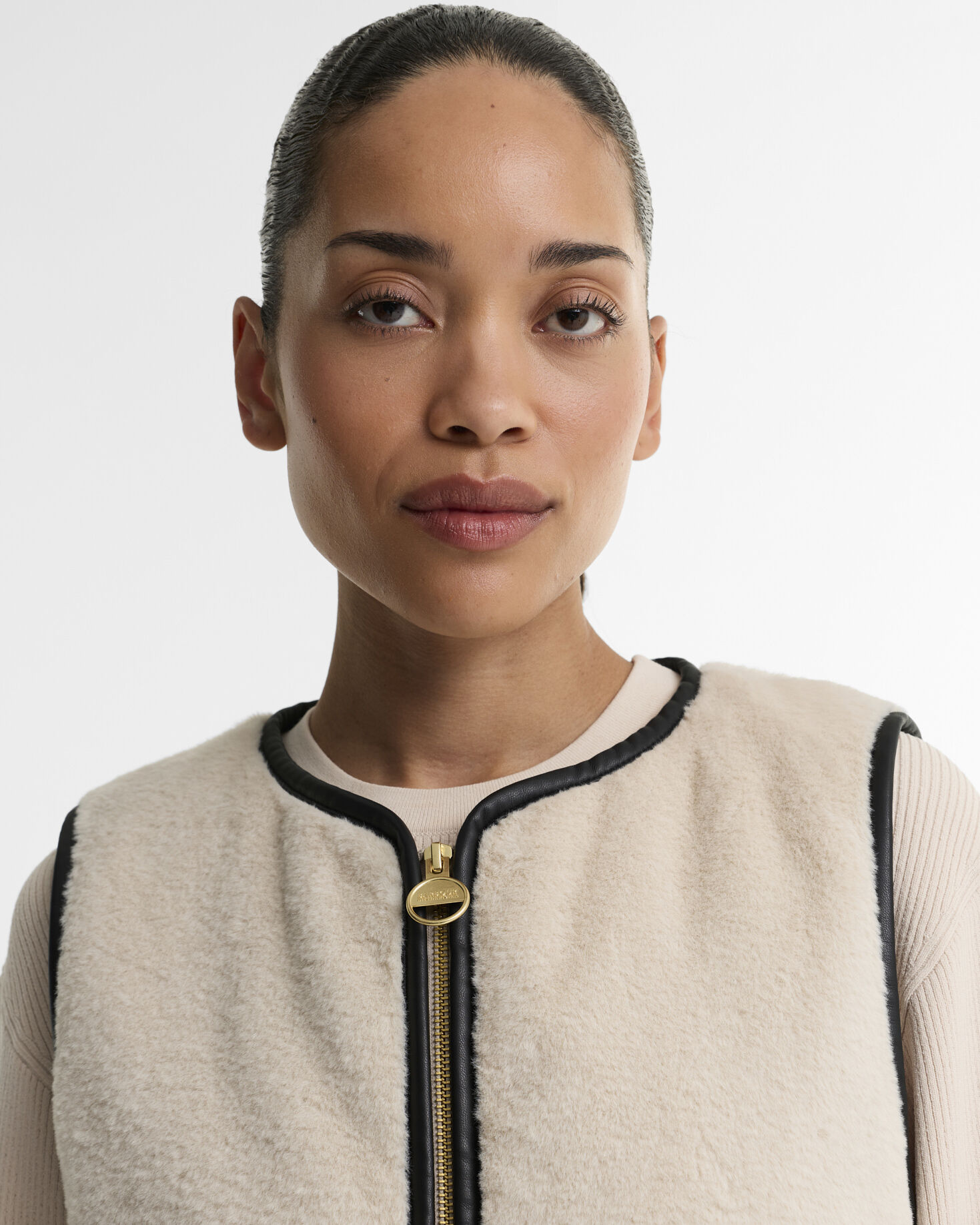 Oulton Faux-Fur Liner Lt Stone/Black