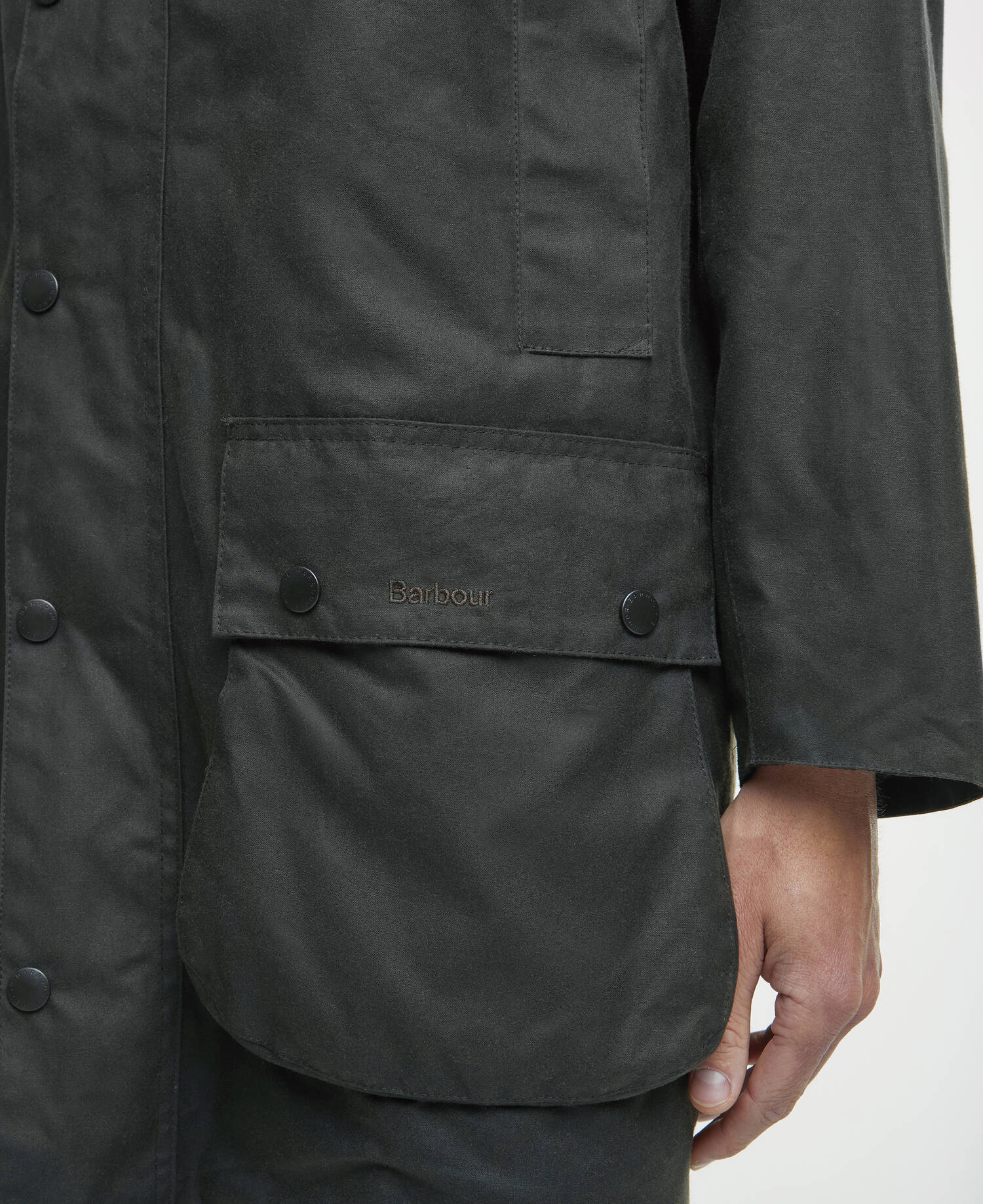 Classic Northumbria&reg; Waxed Jacket Olive image number 7