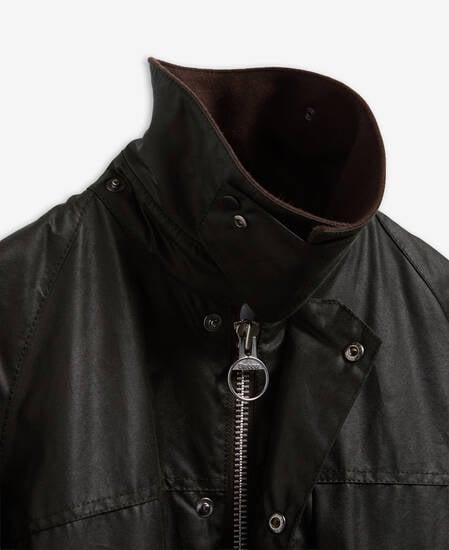 Barbour x A.P.C. Beaufort Waxed Jacket Dark Sage