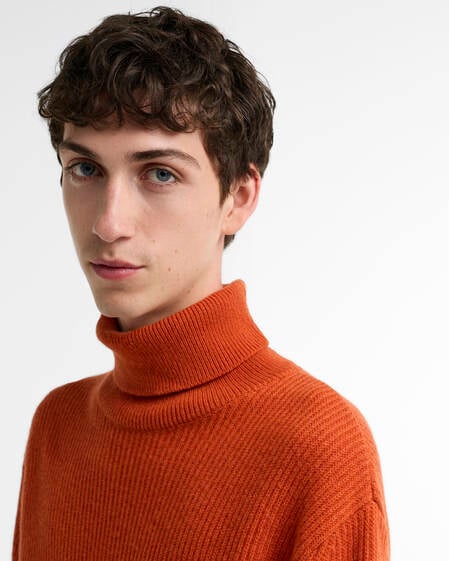 Barbour x Norbit Rollneck Wool Jumper Olive