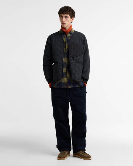 Barbour x Norbit Steppjacke Black