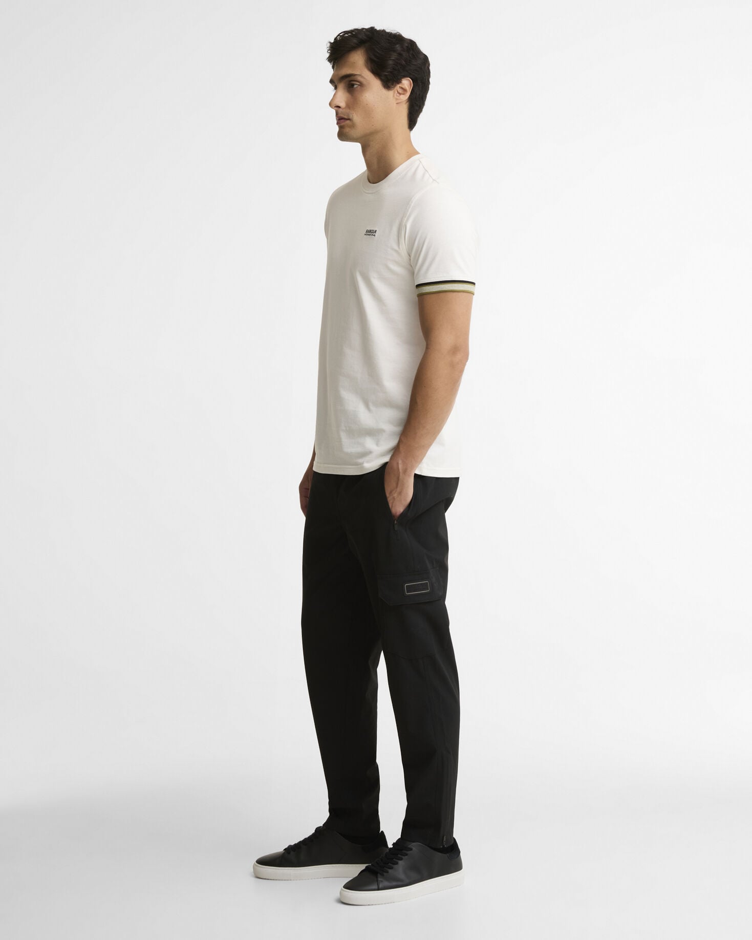 Newport Tipped T-Shirt Whisper White