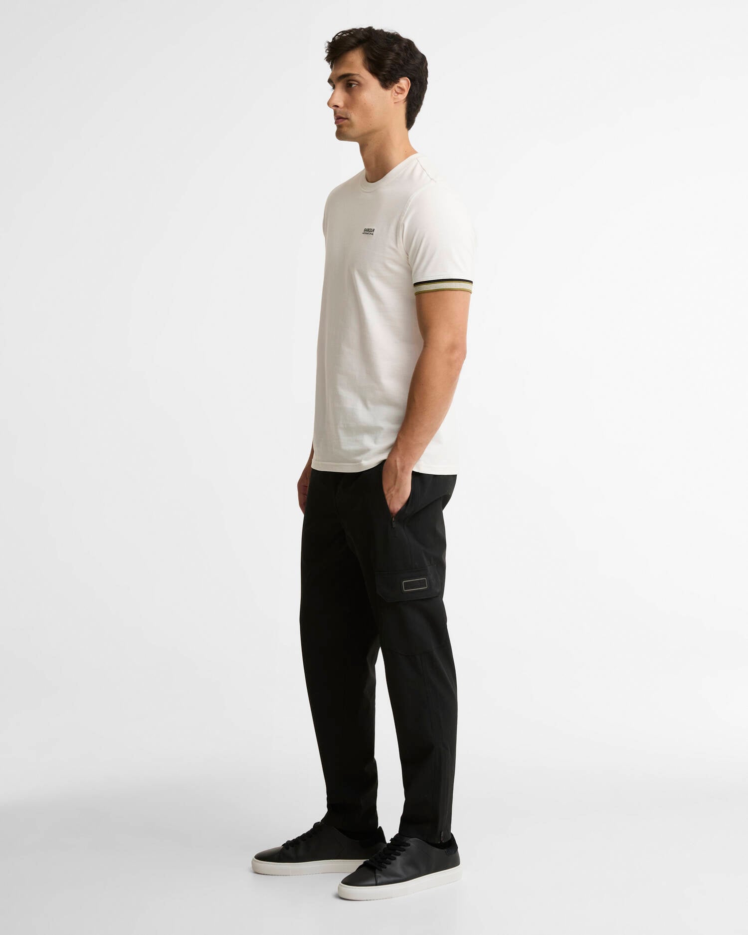 Newport Tipped T-Shirt Whisper White image number 1