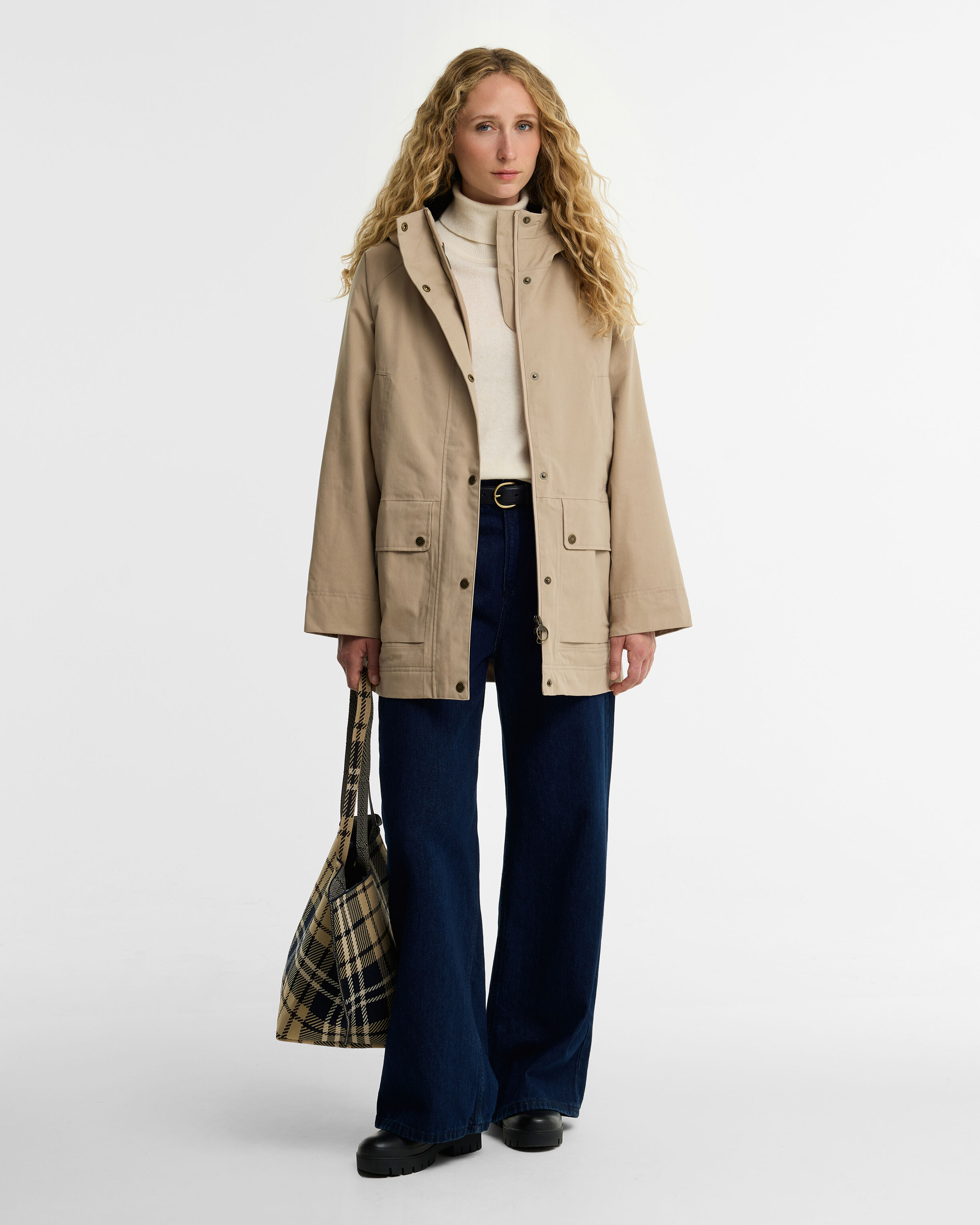 Winter Beadnell Waterproof Jacket Sand Dune-Classic