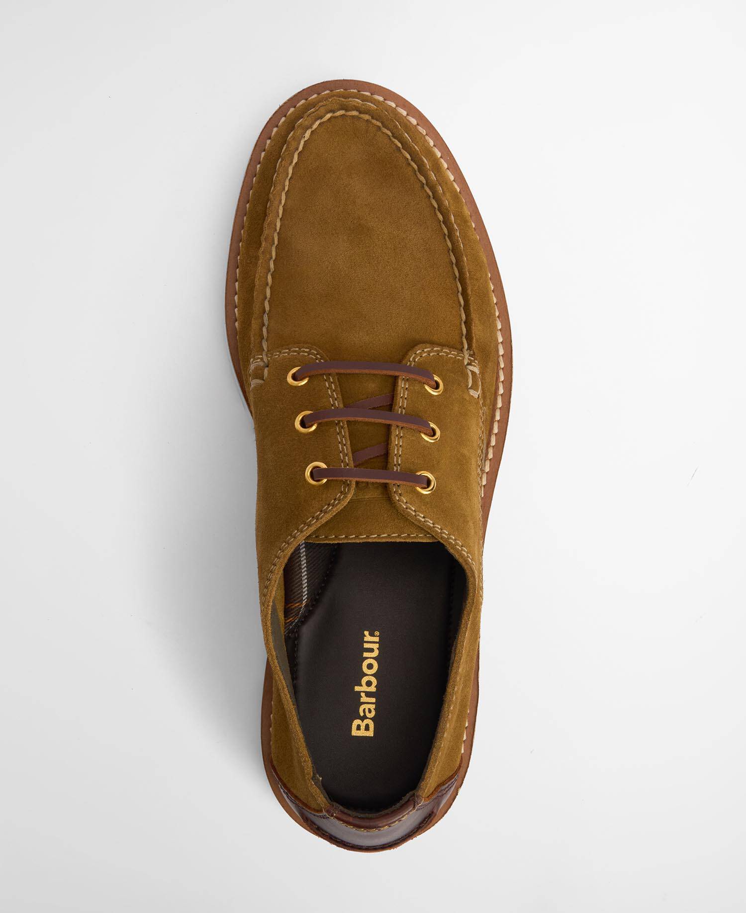 Derby Schuhe Aydon Toffee Suede image number 5