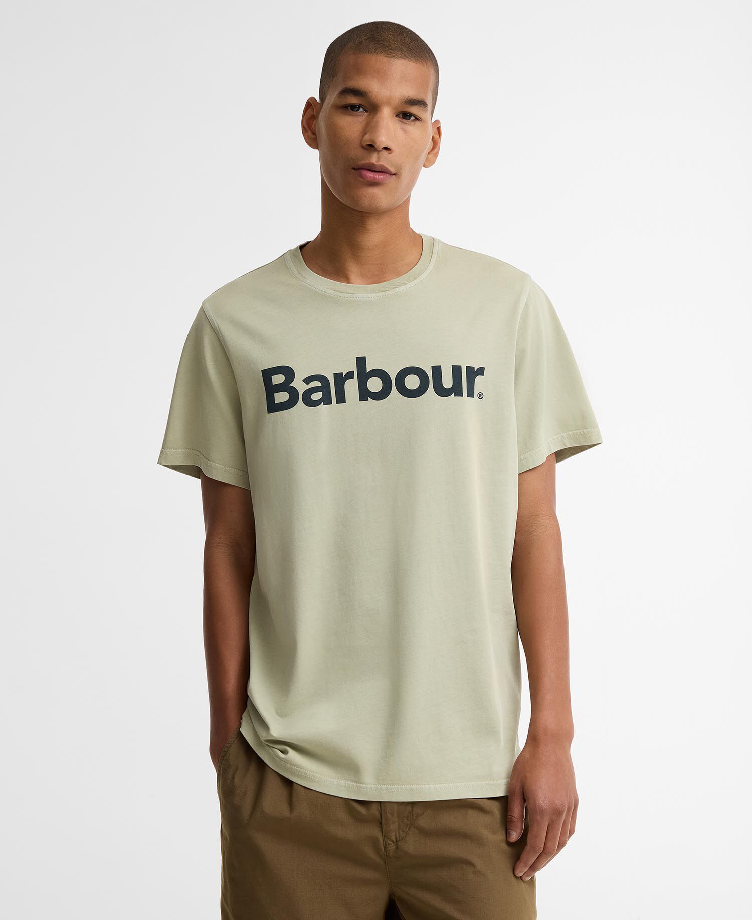 Washington Overdyed Logo Tailored T-Shirt Mineral Green