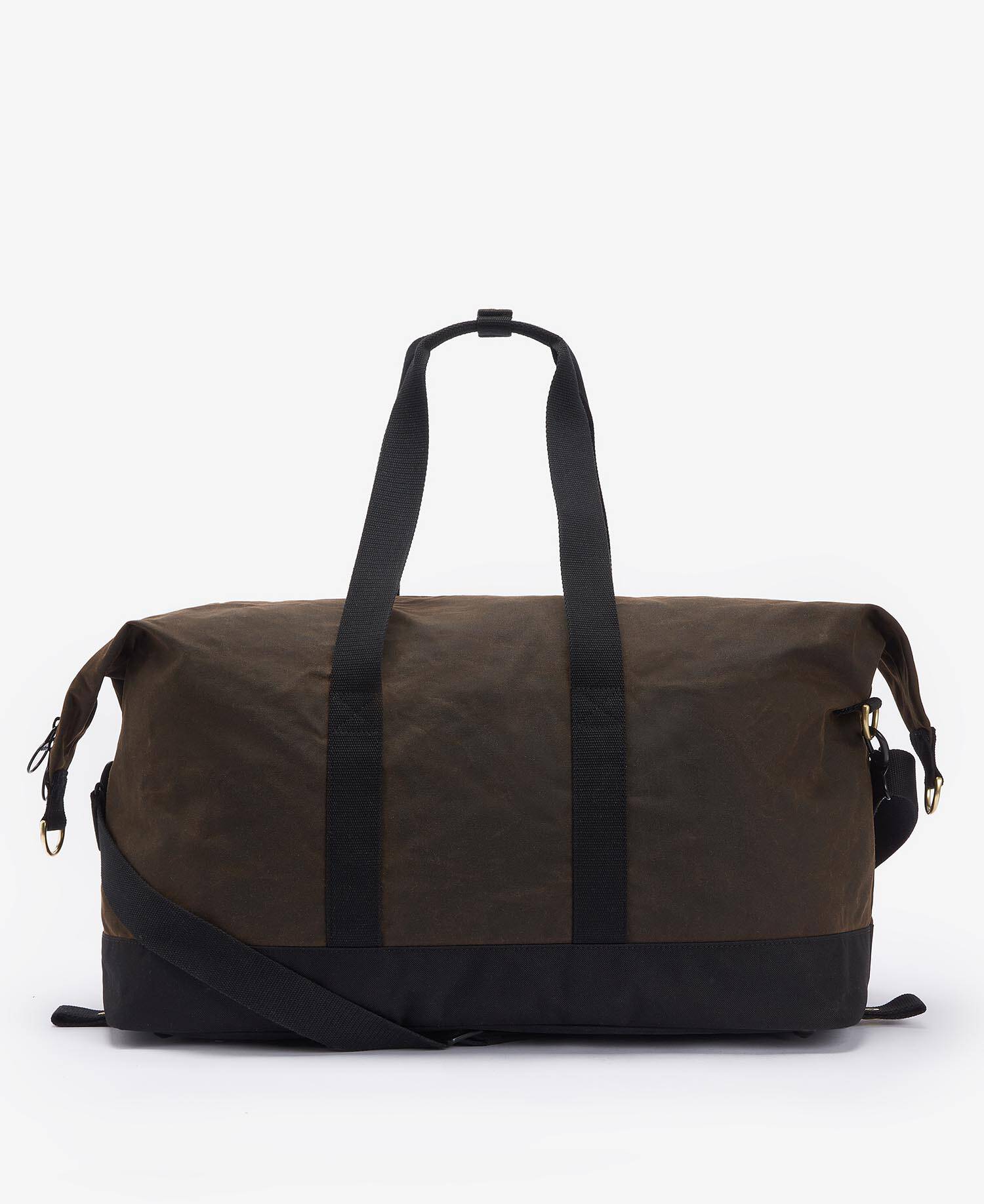 Field Waxed Holdall Olive-Black image number 1
