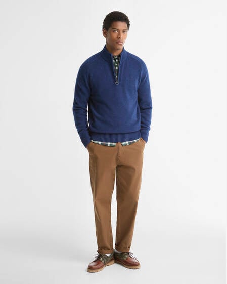 Newtown Half-Zip Jumper Inky Blue