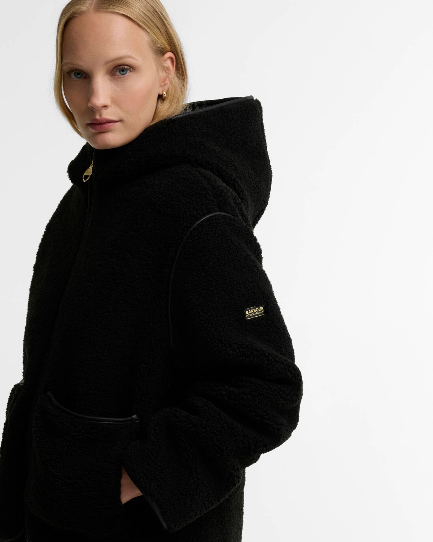 Ramona Fleece Jacket Black image number 3