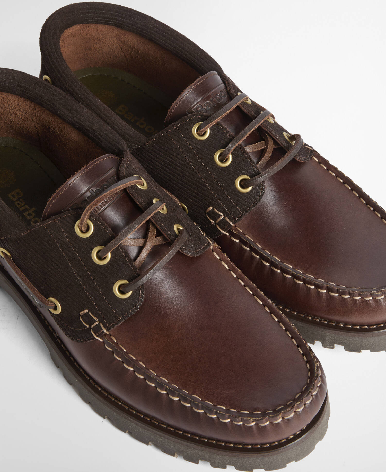 Scarpe da barca Re-Engineered Deck Dk Brown/Cord image number 2