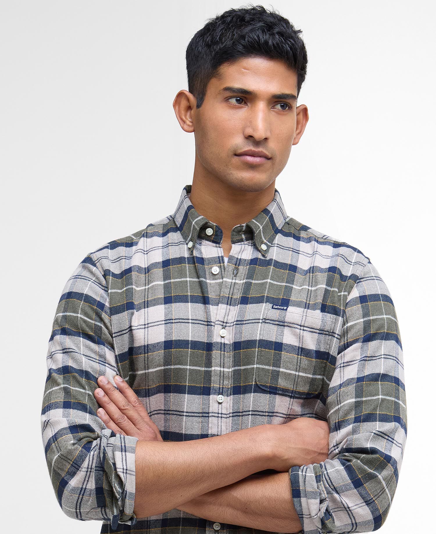 Kyeloch Tailored Long-Sleeved Shirt Forest Mist