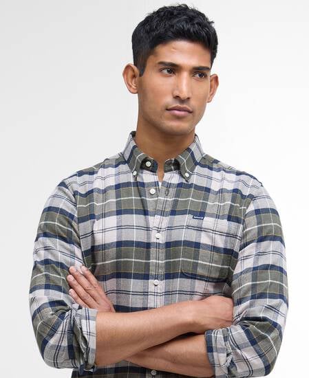 Kyeloch Tailored Long-Sleeved Shirt Forest Mist