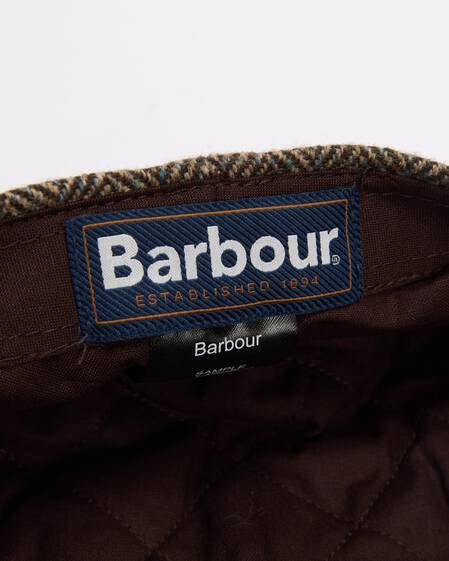 Fyne Tweed Baker Boy Cap Brown