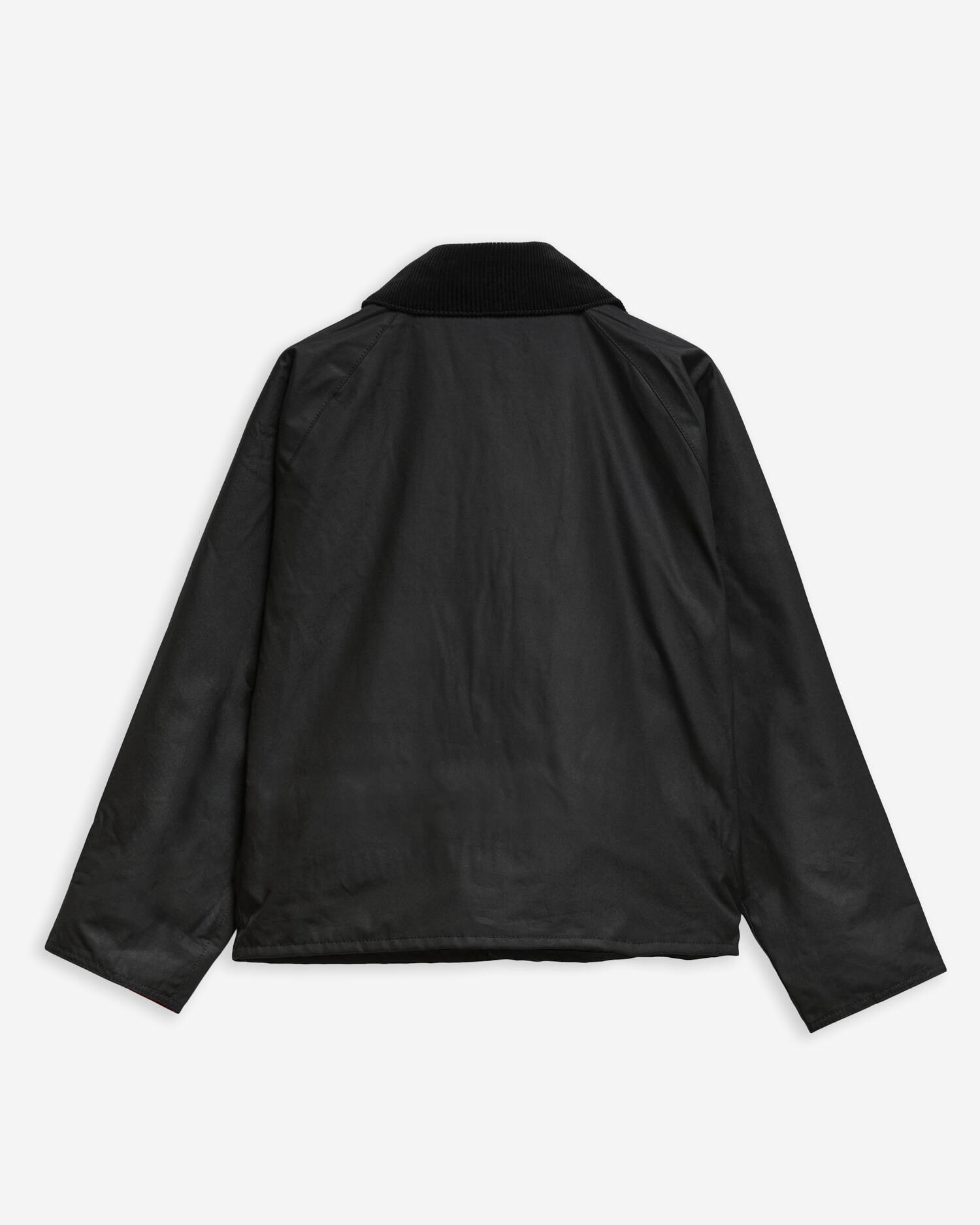 Women's Transport Waxed Jacket Black/Cardinal image number 2