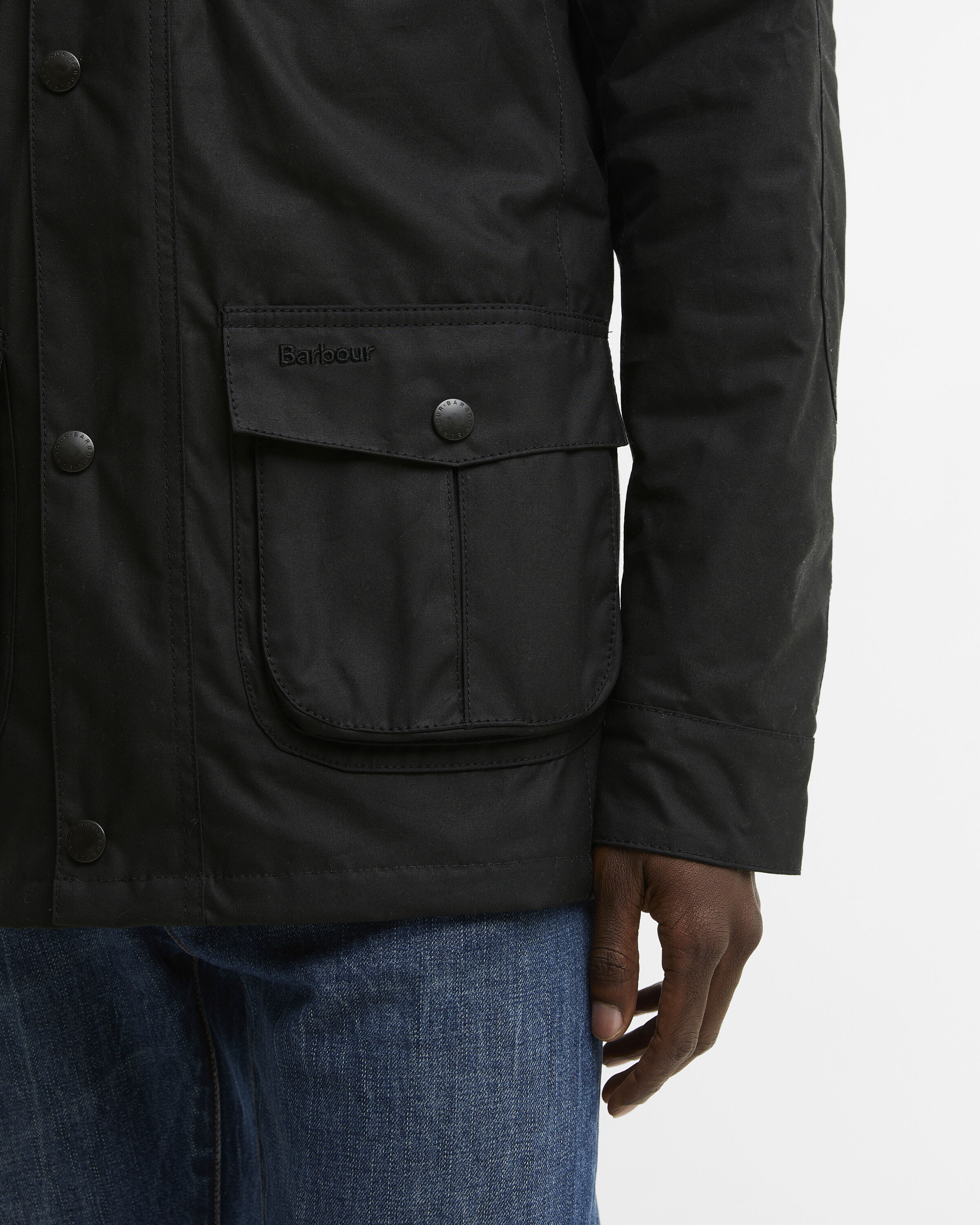 Corbridge Waxed Jacket Black-Classic