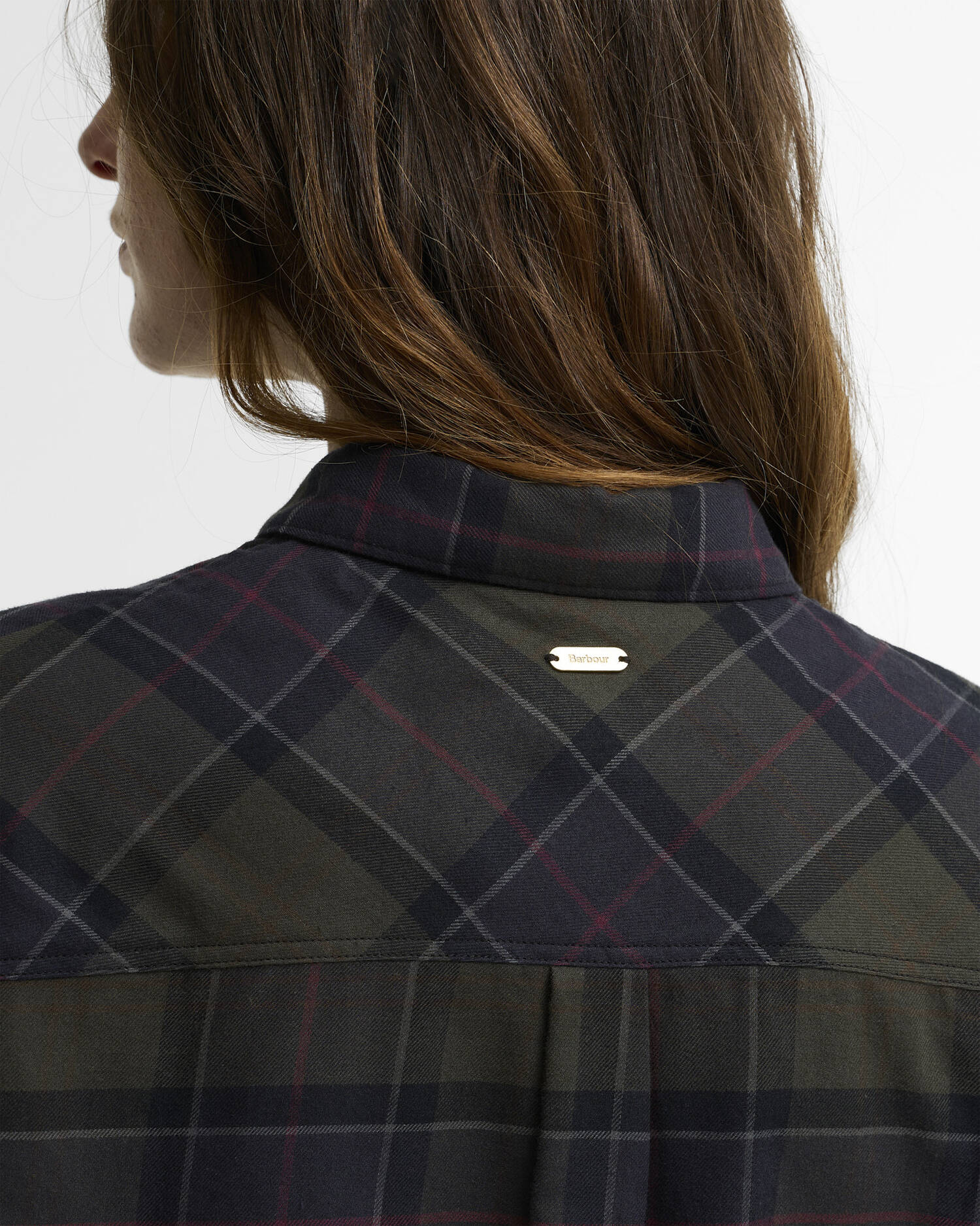 Camicia con vestibilit&agrave; rilassata Elishaw Shadow Classic Tartan image number 4