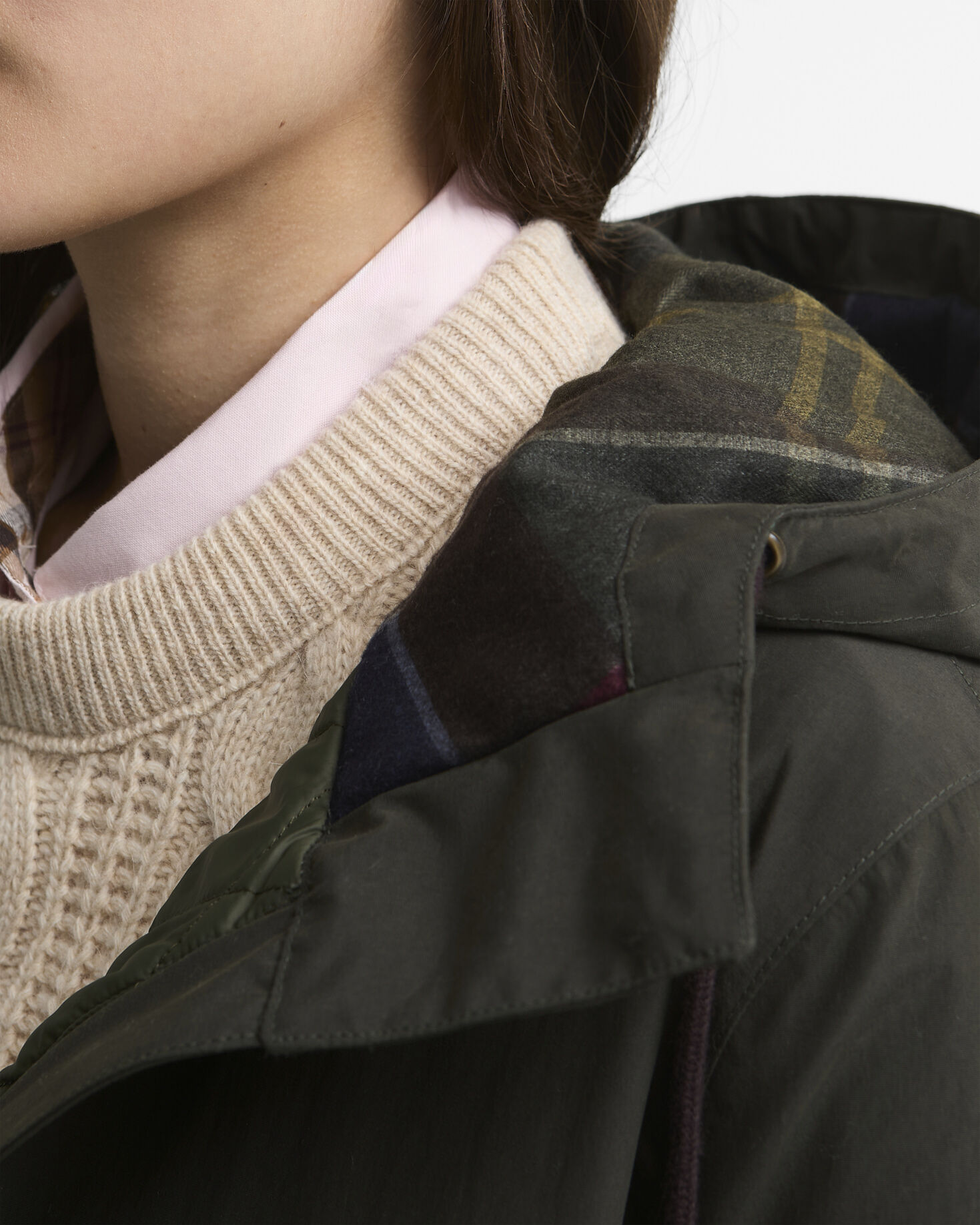 Giacca impermeabile Matilde Sage/Classic